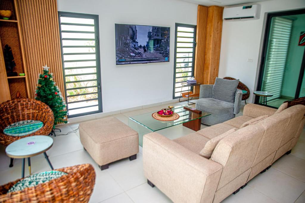 Image de Hotel Yatchenin Abidjan, Côte d'Ivoire, Cocody, 2plateaux Vallon