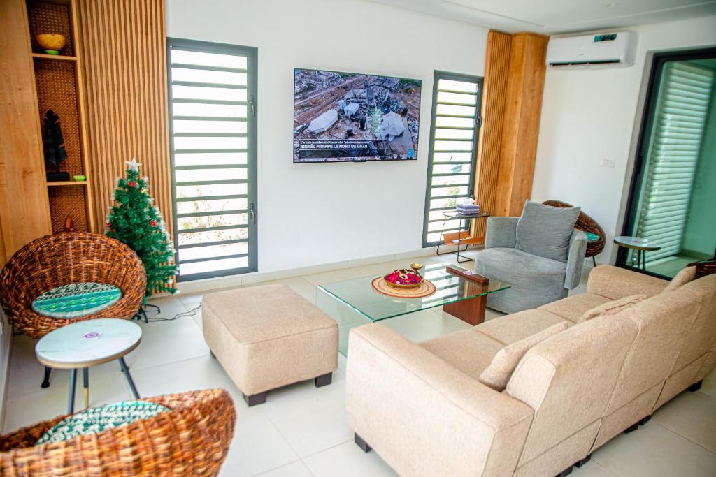 Image de Hotel Yatchenin Abidjan, Côte d'Ivoire, Cocody, 2plateaux Vallon